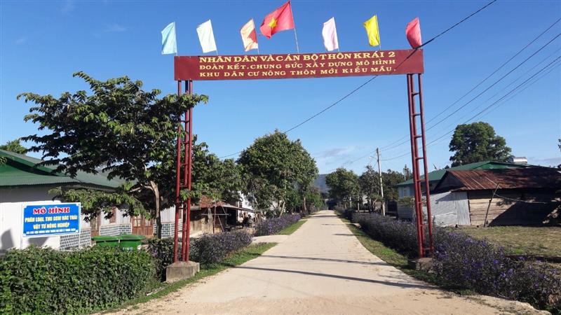 Một góc thôn K' Rái 2, xã Ka Đơn, huyện Đơn Dương