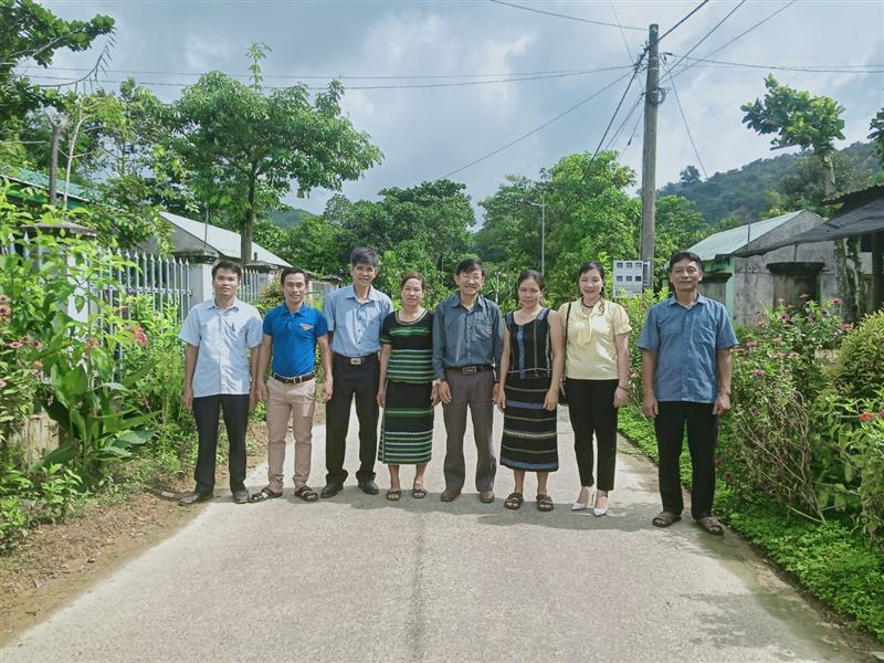 Đoàn công tác Ban Dân vận Tỉnh ủy khảo sát tại mô hình 