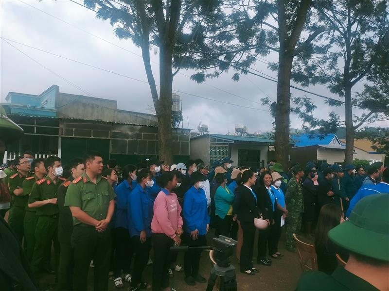 Ban Chỉ Đạo 502 Thành ủy Đà Lạt tổ chức đợt ra quân làm công tác dân vận tập trung tại xã Tà Nung, thành phố Đà Lạt