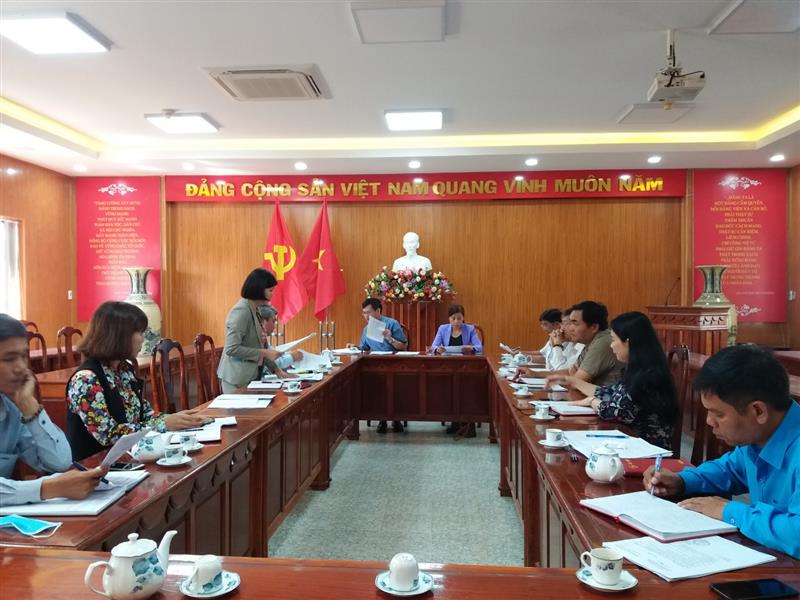 Ban Chỉ đạo Quy chế dân chủ ở cơ sở tỉnh làm việc với Thường trực Ban Chỉ đạo Quy chế dân chủ huyện Lâm Hà.