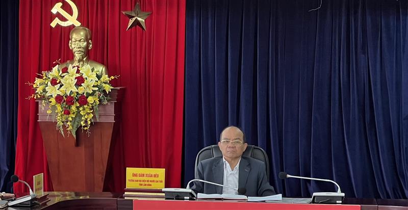 Ông Đàm Xuân Đêu, Trưởng Ban đại diện Hội Người Cao tuổi tỉnh Lâm Đồng