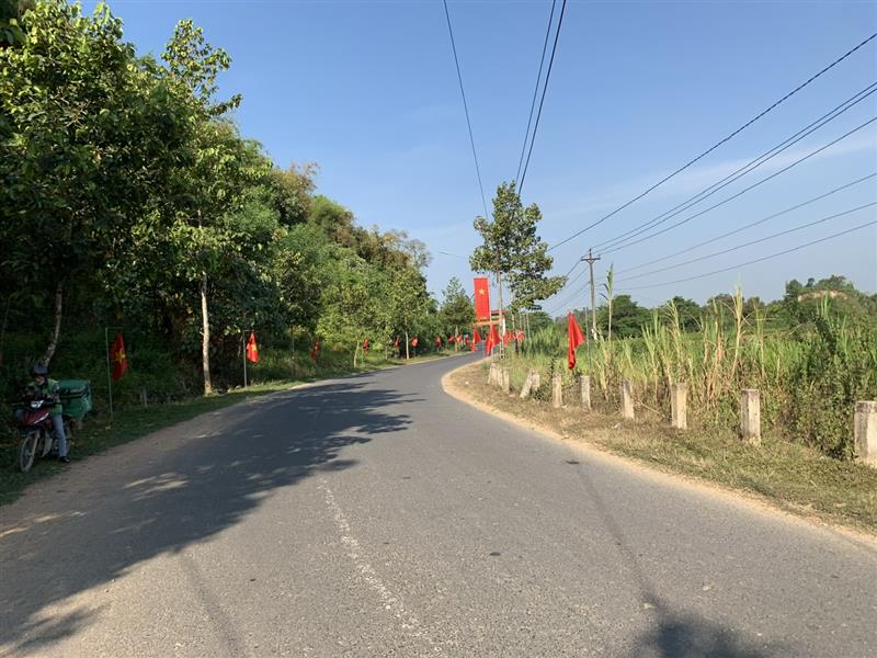 Đường giao thông nông thôn tại huyện Đạ Tẻh